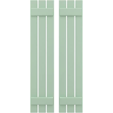 Ekena Millwork Americraft 3-Board, 2 Batten Exterior Real Wood Spaced Board-n-Batten Shutters, ARW101SB311X59SGH, PR ARW101SB311X59SGH